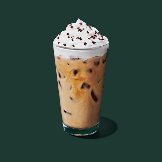 Iced Peppermint White Chocolate Mocha