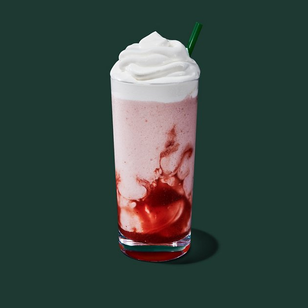 Strawberry Crème Frappuccino® Blended Beverage