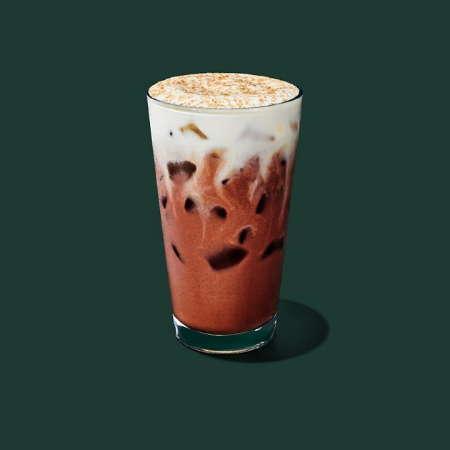 Iced Dubai Chocolate Mocha