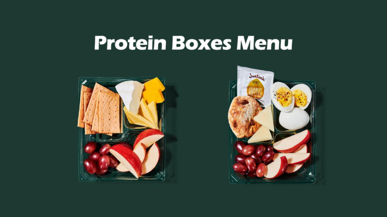 Protein Boxes Menu