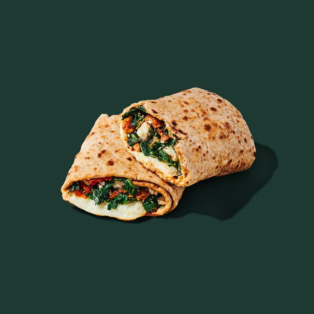 Spinach, Feta & Egg White Wrap