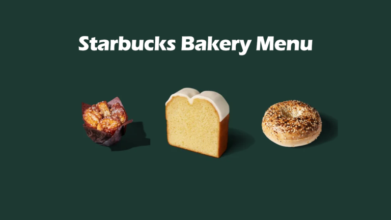 Starbucks Bakery Menu