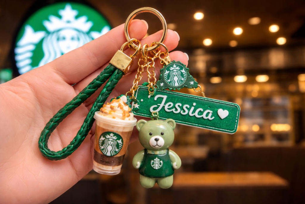 Starbucks Custom Keychain