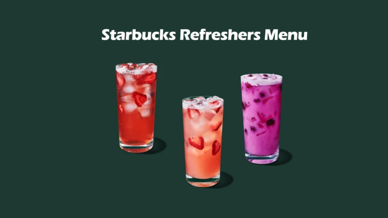 Starbucks Refreshers Menu