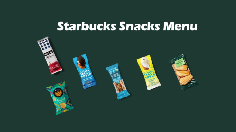 Starbucks Snacks Menu
