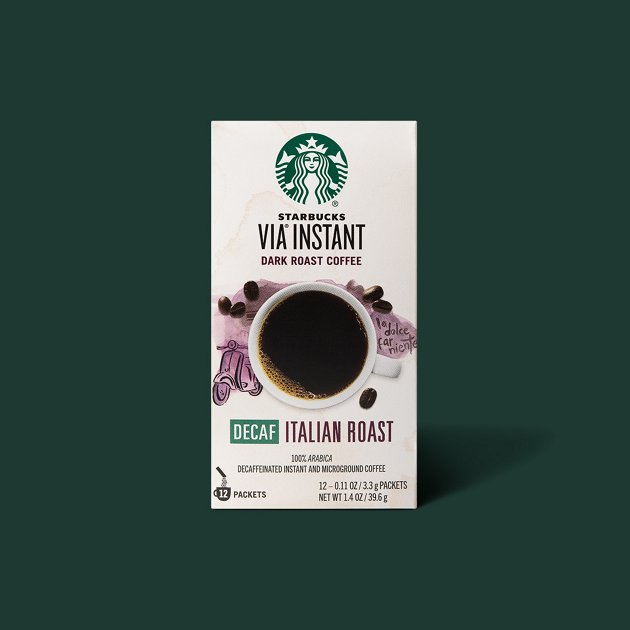 Starbucks VIA® Instant Decaf Italian Roast
