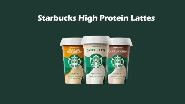 High Protein Lattes Menu