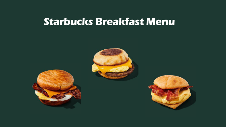 Starbucks Breakfast menu