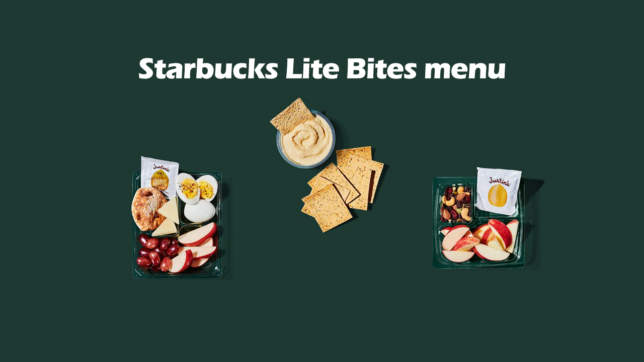 Lite Bites menu