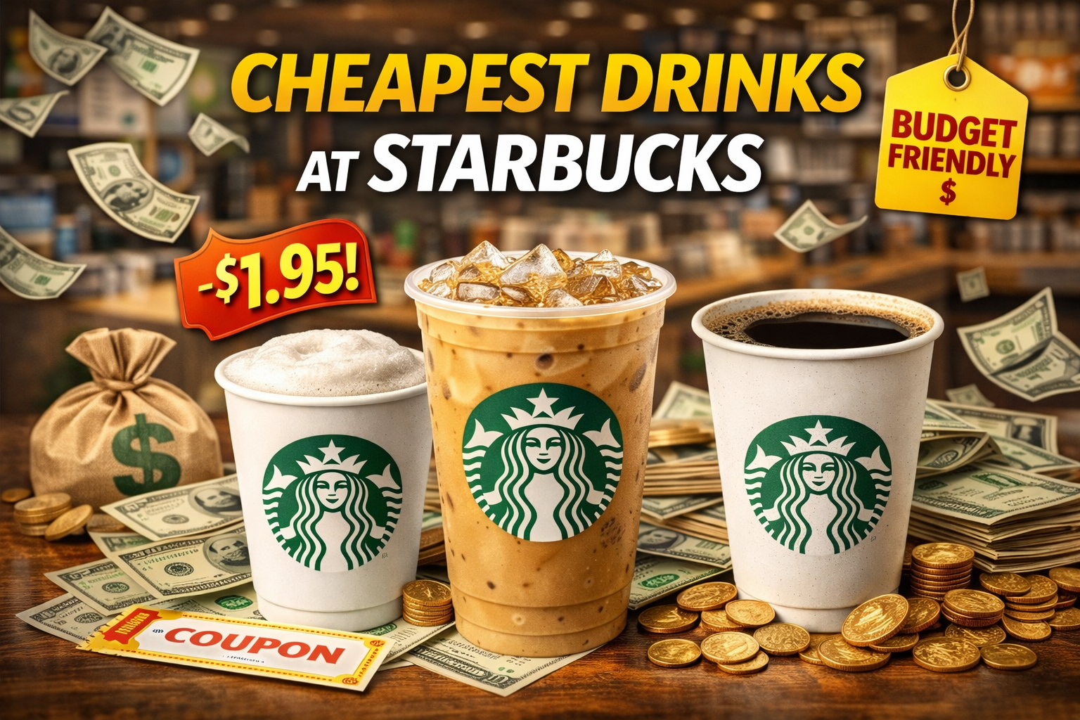 Cheapest drinks at starbucks