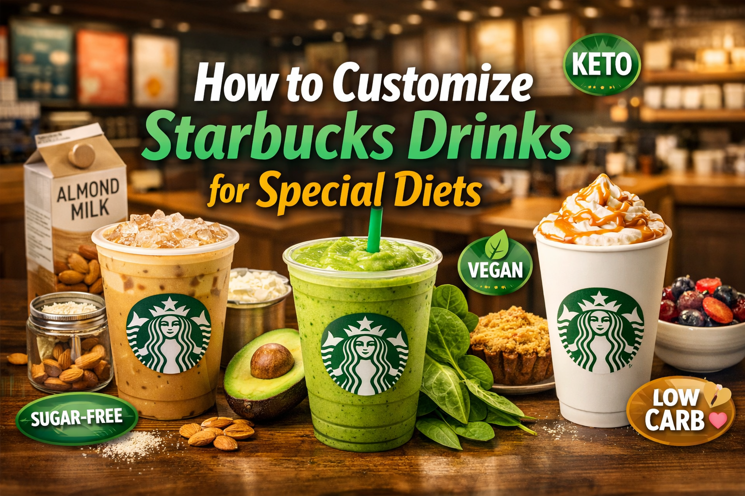 How to Customize Starbucks Drinks for Special Diets