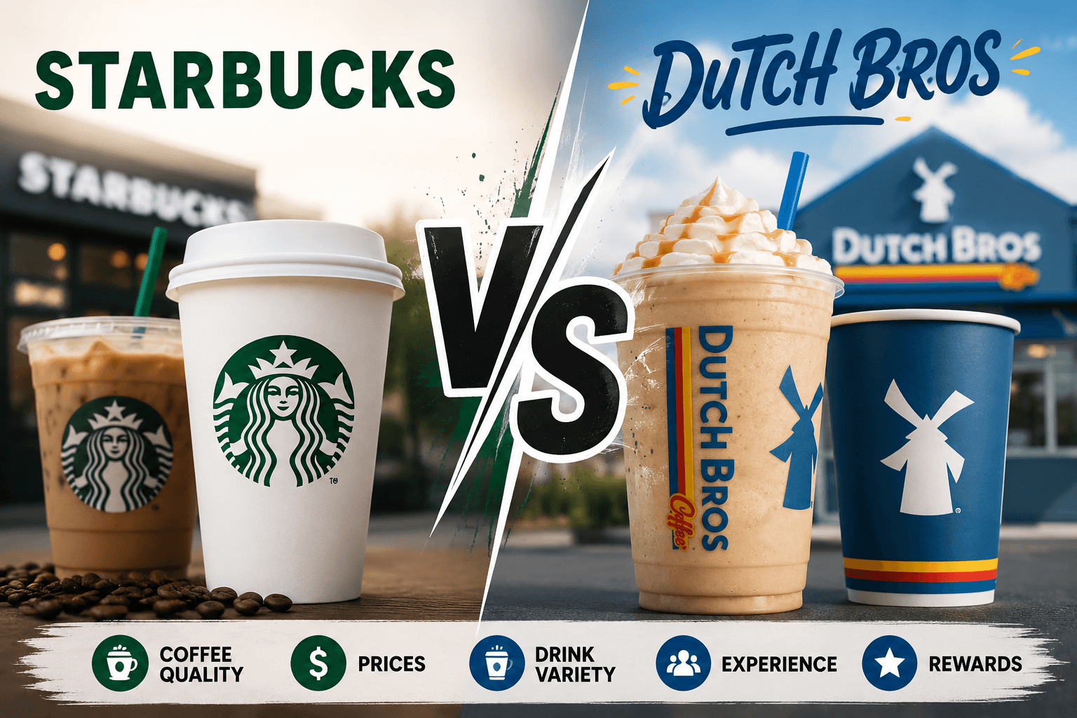 Starbucks vs Dutch Bros